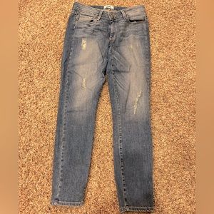 Paige Verdugo Ankle Distressed Jeans size 30